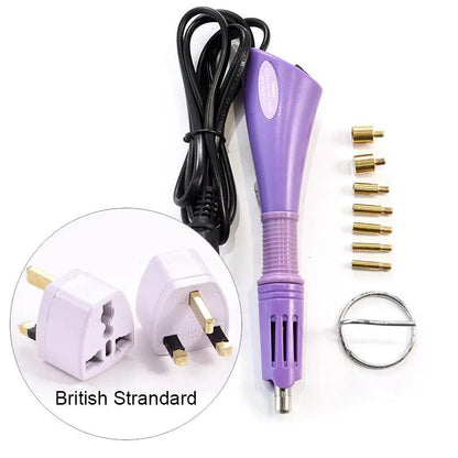 Fast Heated! EU/US Plug White Hotfix Rhinestone Applicator Pink Iron-on Hot Fix Rhinestone Applicator Wand Heat-fix Tool  Y2852