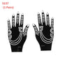 2024 New Professional Henna Stencil Temporary Hand Tattoo Body Art Sticker Template Wedding Tool Flower Tattoo Stencil