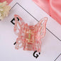 Fashion Hair Clips for Girls Hair Claw Elegant Colorful Butterfly Shape Acetate Hair Clip Women Crab Hair Clip Hair Accessories