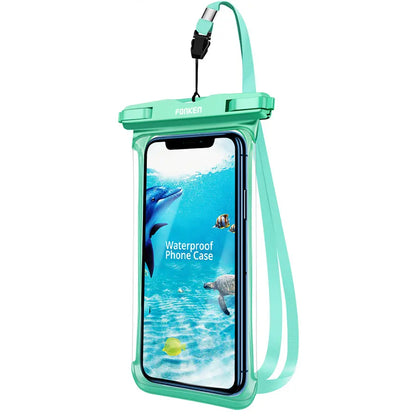 FONKEN Full View Waterproof Case for Phone Underwater Snow Rainforest Transparent Dry Bag Swimming Pouch Big Mobile Phone Covers