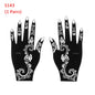 2024 New Professional Henna Stencil Temporary Hand Tattoo Body Art Sticker Template Wedding Tool Flower Tattoo Stencil