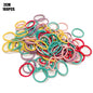 100PCS/Set Candy colors Baby Girls Hair Ring Children 2/3CM Hair Bands Ponytail Elastic Rubber Band Mini Kid Hair Accessories