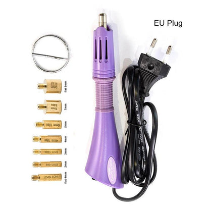 Fast Heated! EU/US Plug White Hotfix Rhinestone Applicator Pink Iron-on Hot Fix Rhinestone Applicator Wand Heat-fix Tool  Y2852