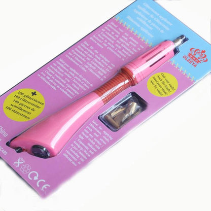 Fast Heated! EU/US Plug White Hotfix Rhinestone Applicator Pink Iron-on Hot Fix Rhinestone Applicator Wand Heat-fix Tool  Y2852