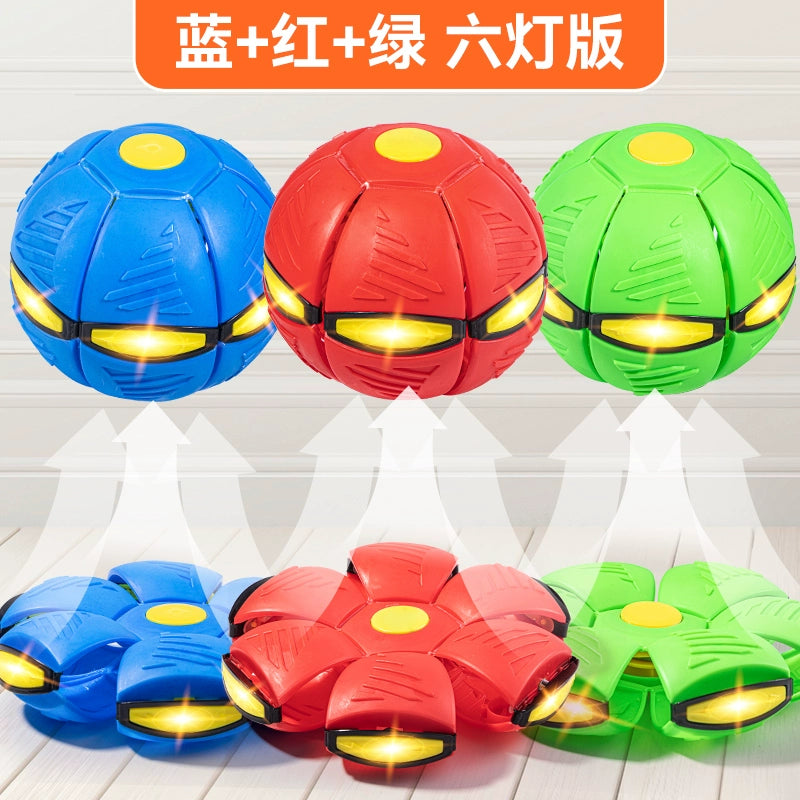 Elastic UFO Luminous Outdoor Sports Puzzle Stepping Ball