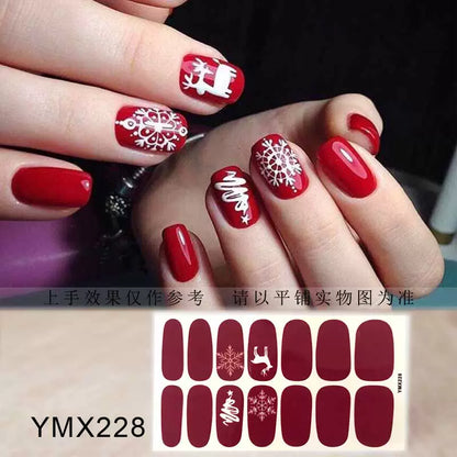 Christmas Fresh Korean Waterproof Manicure Stickers