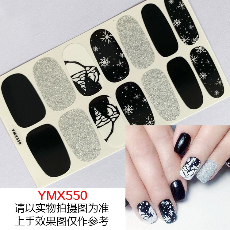 Christmas Fresh Korean Waterproof Manicure Stickers