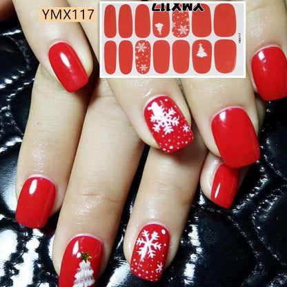 Christmas Fresh Korean Waterproof Manicure Stickers