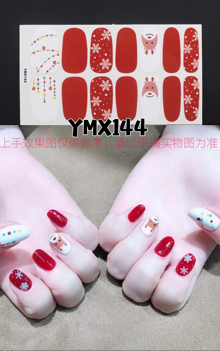 Christmas Fresh Korean Waterproof Manicure Stickers