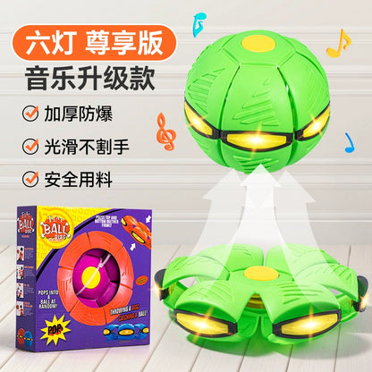 Elastic UFO Luminous Outdoor Sports Puzzle Stepping Ball