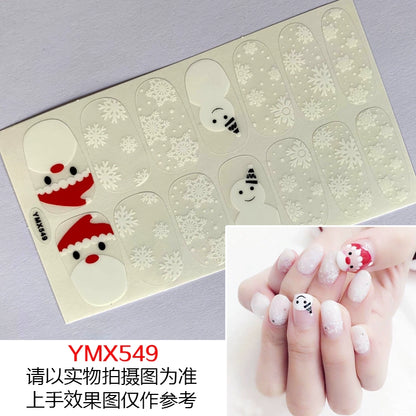 Christmas Fresh Korean Waterproof Manicure Stickers