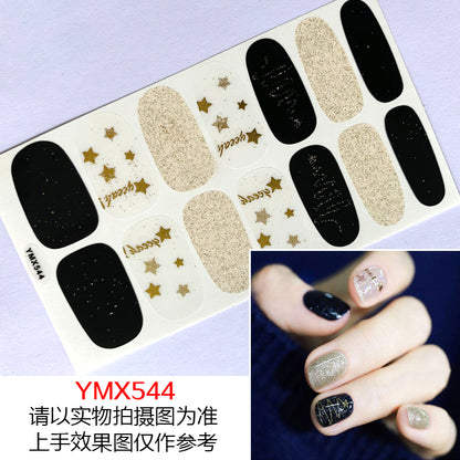 Christmas Fresh Korean Waterproof Manicure Stickers