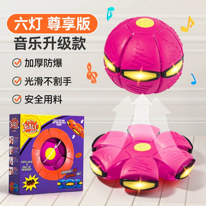 Elastic UFO Luminous Outdoor Sports Puzzle Stepping Ball