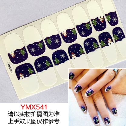 Christmas Fresh Korean Waterproof Manicure Stickers