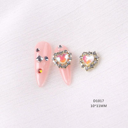 Internet Hot Alloy Decoration Beautiful Girl Heart-Shaped Diomand - HighGloss Shop