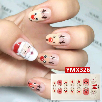 Christmas Fresh Korean Waterproof Manicure Stickers