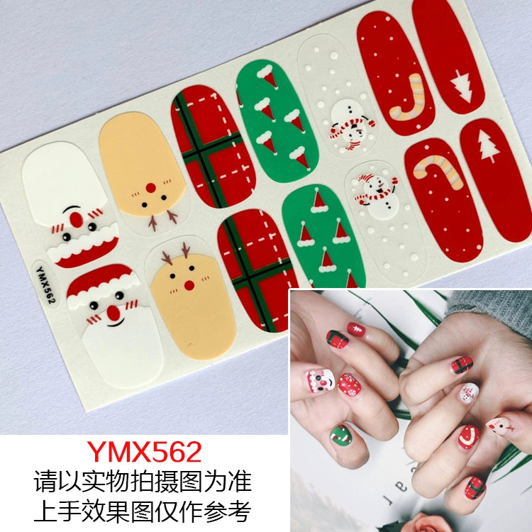 Christmas Fresh Korean Waterproof Manicure Stickers