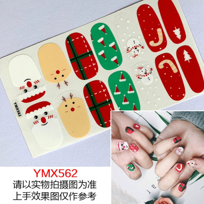 Christmas Fresh Korean Waterproof Manicure Stickers