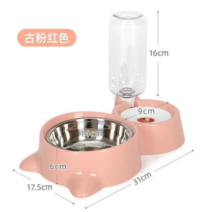 Automatic Water Dispenser Feeding Teddy Mouth Wet-Proof Cat - HighGloss Shop