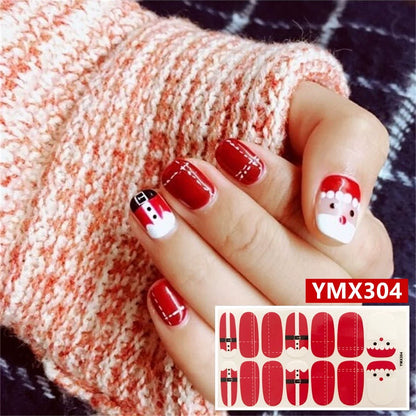 Christmas Fresh Korean Waterproof Manicure Stickers