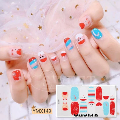 Christmas Fresh Korean Waterproof Manicure Stickers