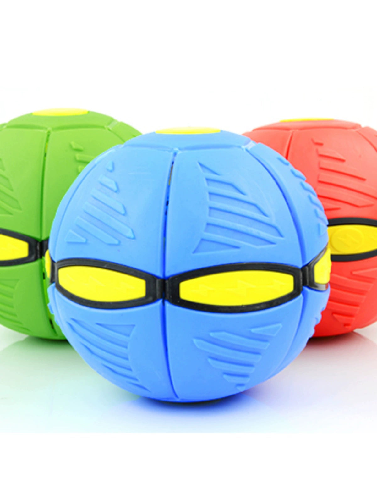 Tiktok Elastic Stepping Ball Magic Flying Saucer Ball Foot Stepping Deformation Ball Children Education Outdoor Sports Jump Ball Toys