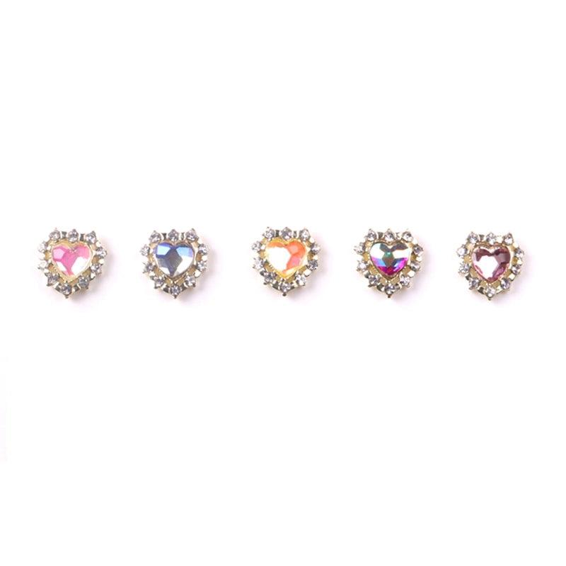 Internet Hot Alloy Decoration Beautiful Girl Heart-Shaped Diomand - HighGloss Shop