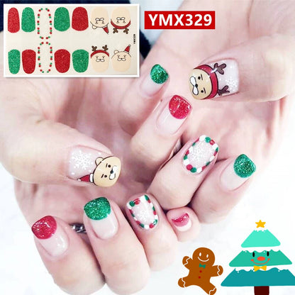 Christmas Fresh Korean Waterproof Manicure Stickers