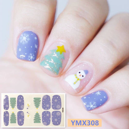 Christmas Fresh Korean Waterproof Manicure Stickers