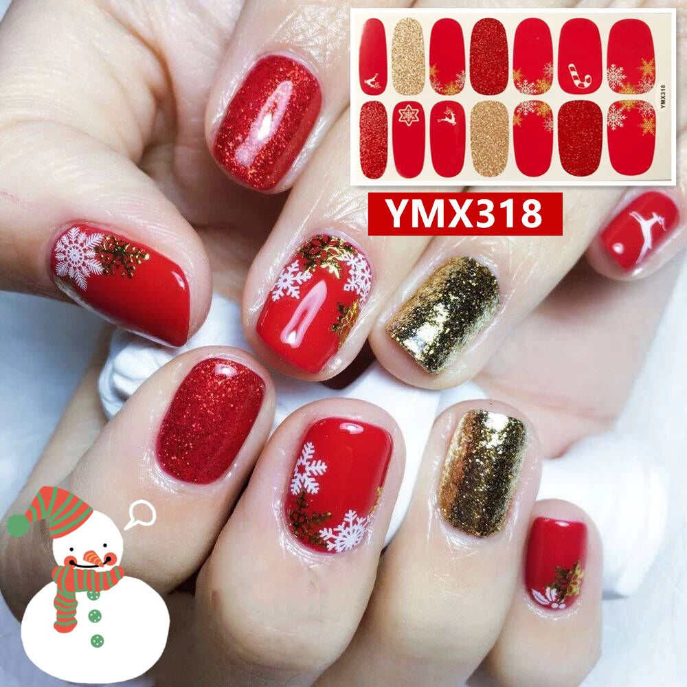 Christmas Fresh Korean Waterproof Manicure Stickers