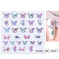 5D Belt Nail Sticker Summer Nail Art Decals Flowers White Daisy 3D Manicure Nail Gel Self Adhesive Stickers Designs Decorations