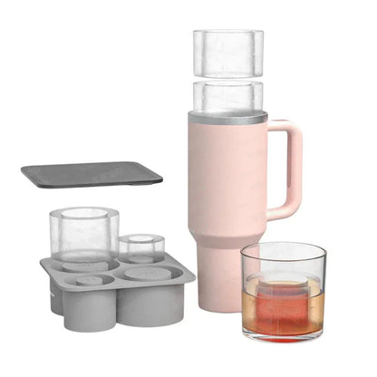 ST Accessories Summer Ice Mould Cube Trays Ice Making Beverage Cup Maker Circle Ice Shape Silicone Molds For Stanley Cup