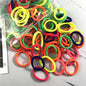 20/50PCS/Set Hair Bands for Women Girl Basic Hair Rubber Ties Ropes 4cm Simple Elastic Headband Hair Accessories Ponytail Holder