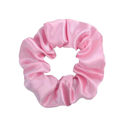 40Colors Women Satin Scrunchies Elastic Handmade Hair Bands Ponytail Hair Ties Red White Black Girls Headband Hair Accessories