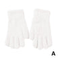 Fashion Winter Simulation Mink Velvet Five Finger Gloves Plush Warm Cold-proof Gloves Women Outdoors Cycling Mittens