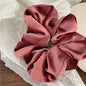 Flannel Hairbands Custom Large Scrunchie 17cm Oversized Velvet Hair Scrunchies Elastic Hair Bands For Women