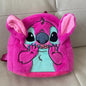 Disney  Stitch Plush New Backpack Cartoon Fashion 3d Mini Women's Backpack Large Capacity Cute Children's Schoolbag High Quality