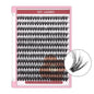 30D Mixed Tray Individual Lashes 3D Russia Volume Eye Lashes Soft Natural Brown Lashes Mink Lash Cluster False Eyelash Extension