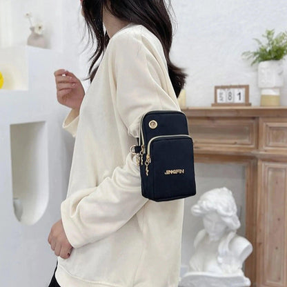 Mobile Phone Bag, WOMEN'S Crossbody Mini Bag, 2024 New Fashion Mom Mommy Coin Bag, Neck Hanging Running Cover