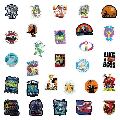 10/30/50/100pcs Disney Toy Story Cartoon Stickers Decals Kids Toy Laptop Phone Scrapbook Luggage Bike Fridge Waterproof Sticker