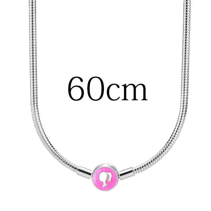 Hot sale % 100 925 sterling silver Barbie series pendant suitable for original 925 sterling silver women's bracelet DIY jewelry