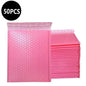 50pcs Shipping Packaging Pink Bubble Mailer Small Business Supplies Mailing Bags Packing Bag Packages Envelope Mailers Office