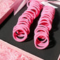 50PCS/Set 5CM Solid Color Cotton Hair Ties For Women Hairbands Elastic Rubber Bands Seamless Link Rope Hair Accessories