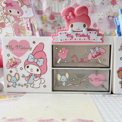 Sanrio Hello Kitty Melody Storage Food Seal Clips Sealer Clamp Magnetic Fridge Sticker Ticket Holder Hand Acount Folder Gifts