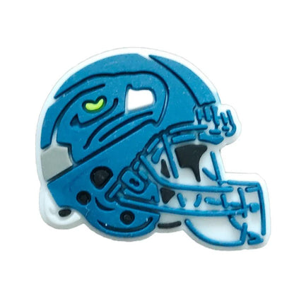 Rugby Team Helmet Nfl Collection Shoe Charms DIY Shoe Decorations Accessories Decorations Sandal Decorate for Crocs Kids Gift