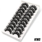 GROINNEYA 3D False Eyelashes 10 Pairs Eyelashes 3D Mink Lashes Faux Mink Fluffy Lash Soft Full Thick Wispy Eyelashes Extension