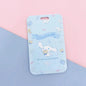 Kawaii Sanrio Cinnamoroll My Melody Anime Keychain Pendant Purin Dog Cat Cute Card Holder Plastic Lanyard Card Holders for Girl