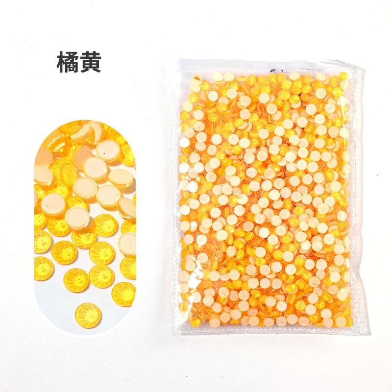 All Size Glass Noctilucent Fluorescence Crystal Neon Non Hot Fix Rhinestones FlatBack Strass Fabric Garment Nail Art Decorations