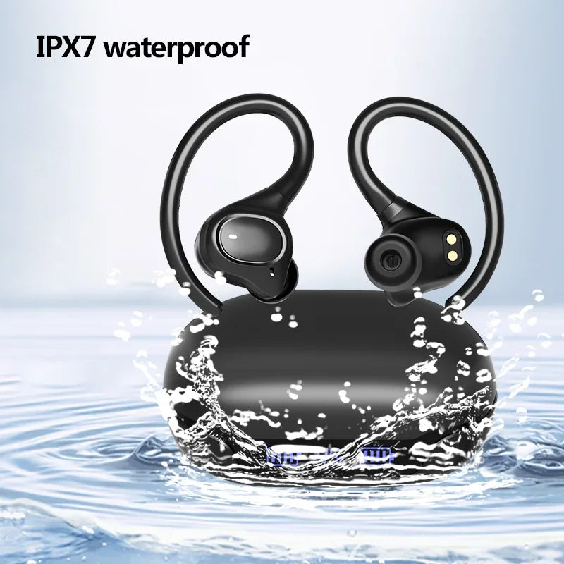 New BE1049 Wireless Bluetooth Headset 5.3 Earphones Headphone with Dual Mic Hands-free TWS Earbuds ENC Noise Cancelling Earpiece