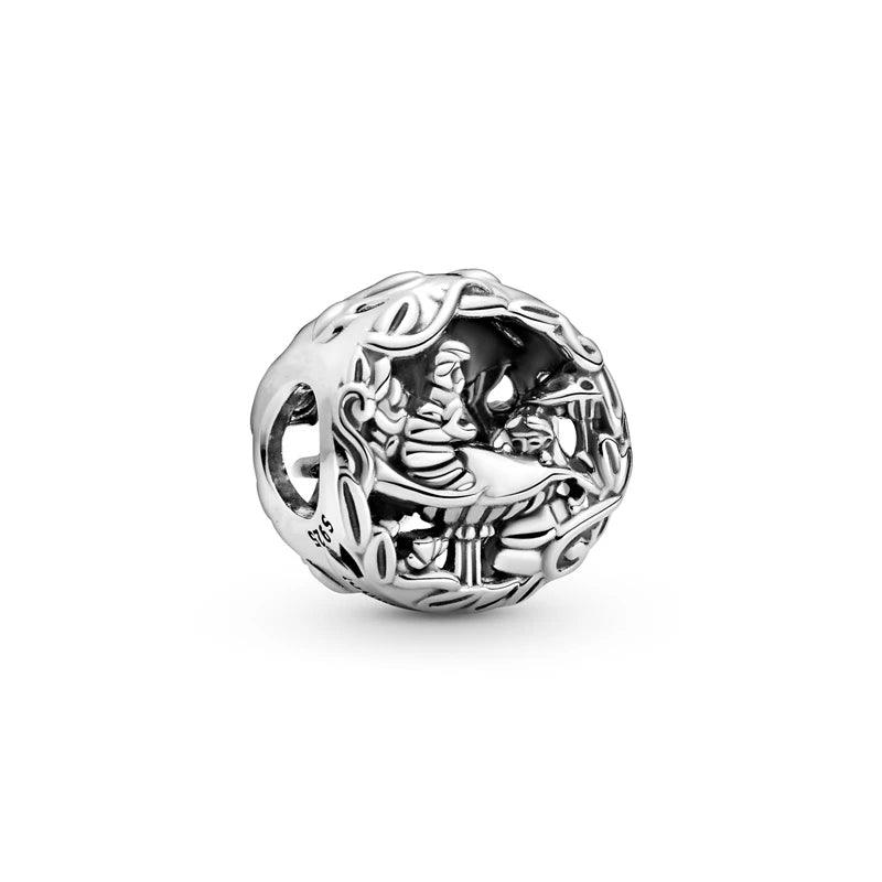 Popular Hot Sale 925 Sterling Silver Figure Model Making Charm Suitable for 925 Sterling Silver Bracelet DIY Holiday Gift